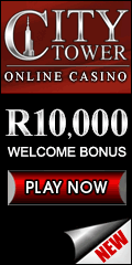 City Tower Casin accepts Rands and is offering up to R10 000.00 worth of welcome bonuses