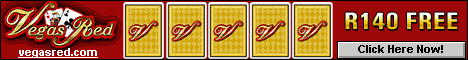 Get R140.00 Free at Vegas Red